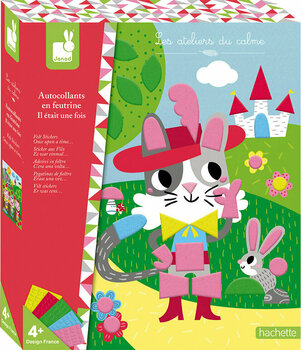 Kunst og kreativt sæt Janod Felt Stickers Fairy Tales Maxi - 1