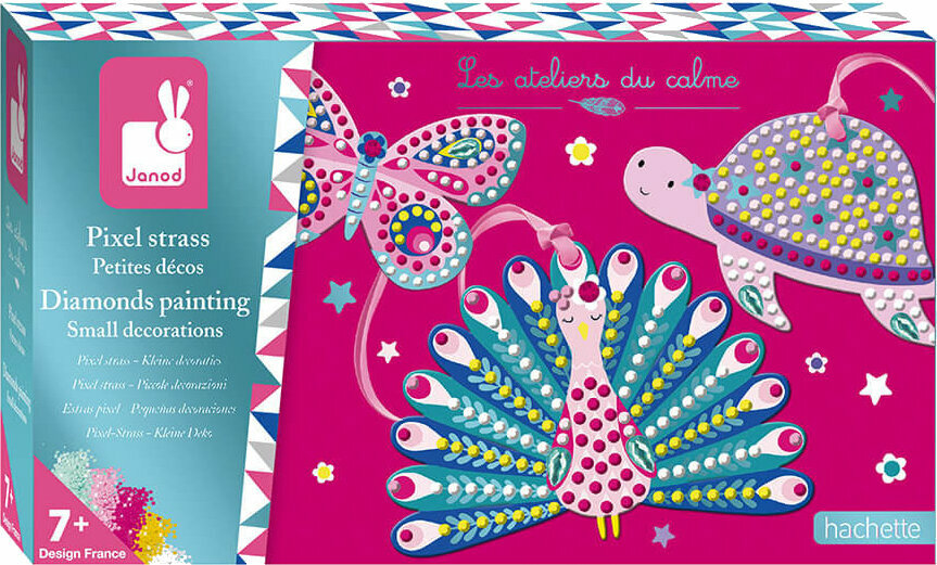 Art and Creative Set Janod Glittering Pictures With Crystals Midi