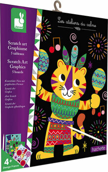 Scratch Art - raaputusaskartelu Janod Scratch Art - raaputusaskartelu Eläimet - 1