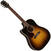 Guitare Dreadnought acoustique-électrique Gibson J-45 Cutaway 2019 Vintage Sunburst Lefty
