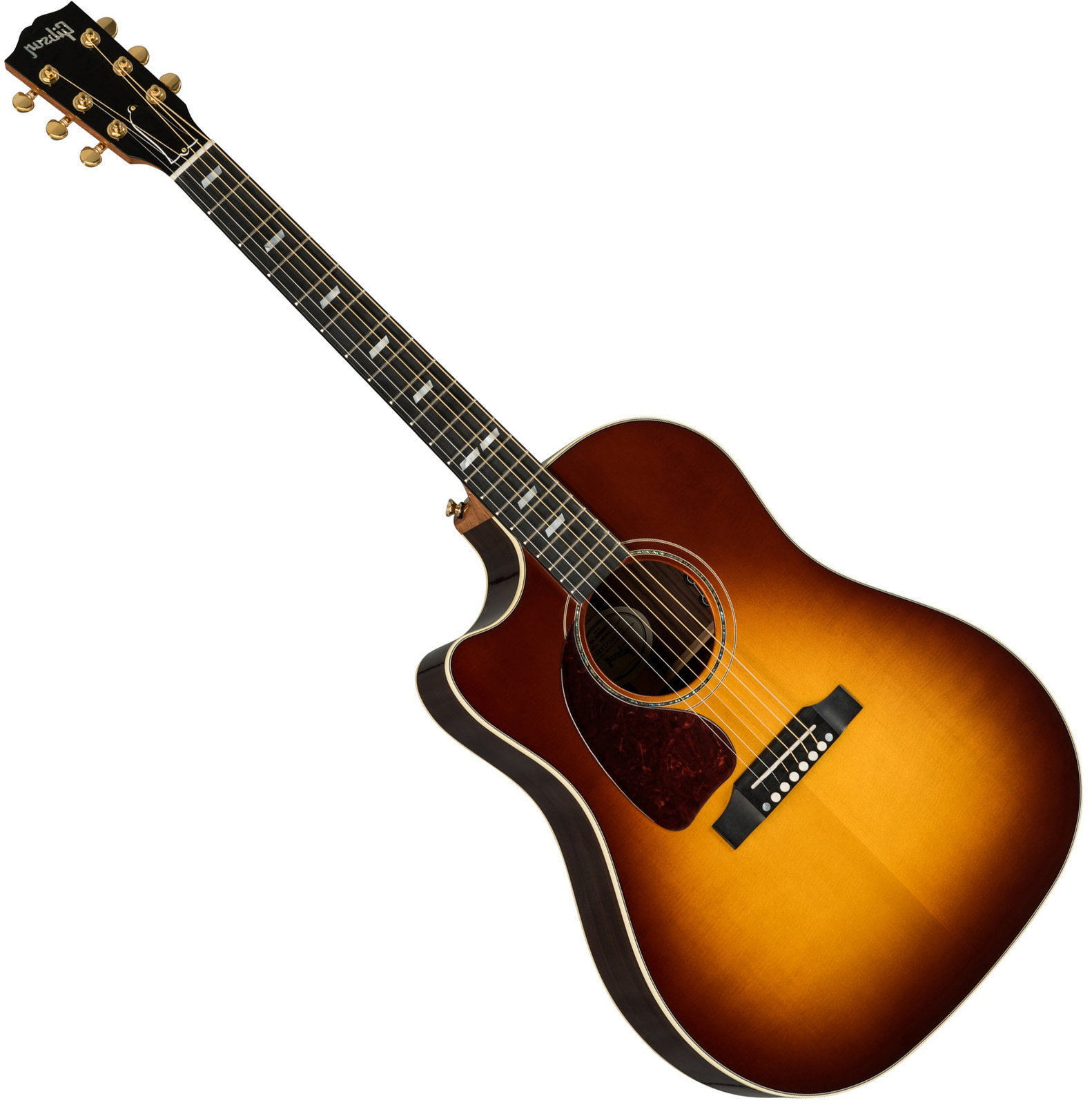 Elektroakusztikus gitár Gibson J-45 AG 2019 Rosewood Burst Lefty