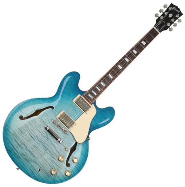Halbresonanz-Gitarre Gibson ES-335 Figured 2019 Glacier Blue