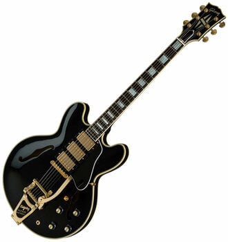 Gitara semi-akustyczna Gibson ES-355 Bigsby 2019 Black Beauty - 1