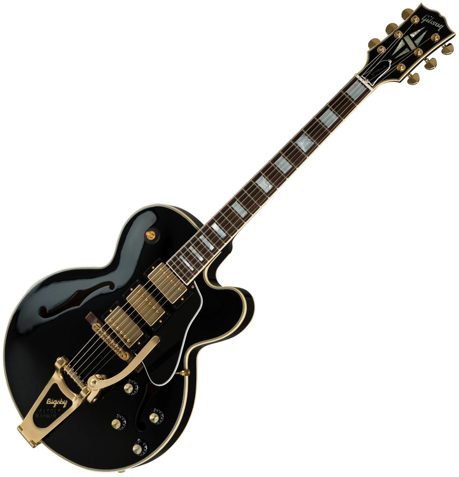 Halvakustisk gitarr Gibson ES-275 Bigsby 2019 Black Beauty