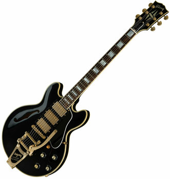Halvakustisk gitarr Gibson ES-359 Bigsby 2019 Black Beauty - 1