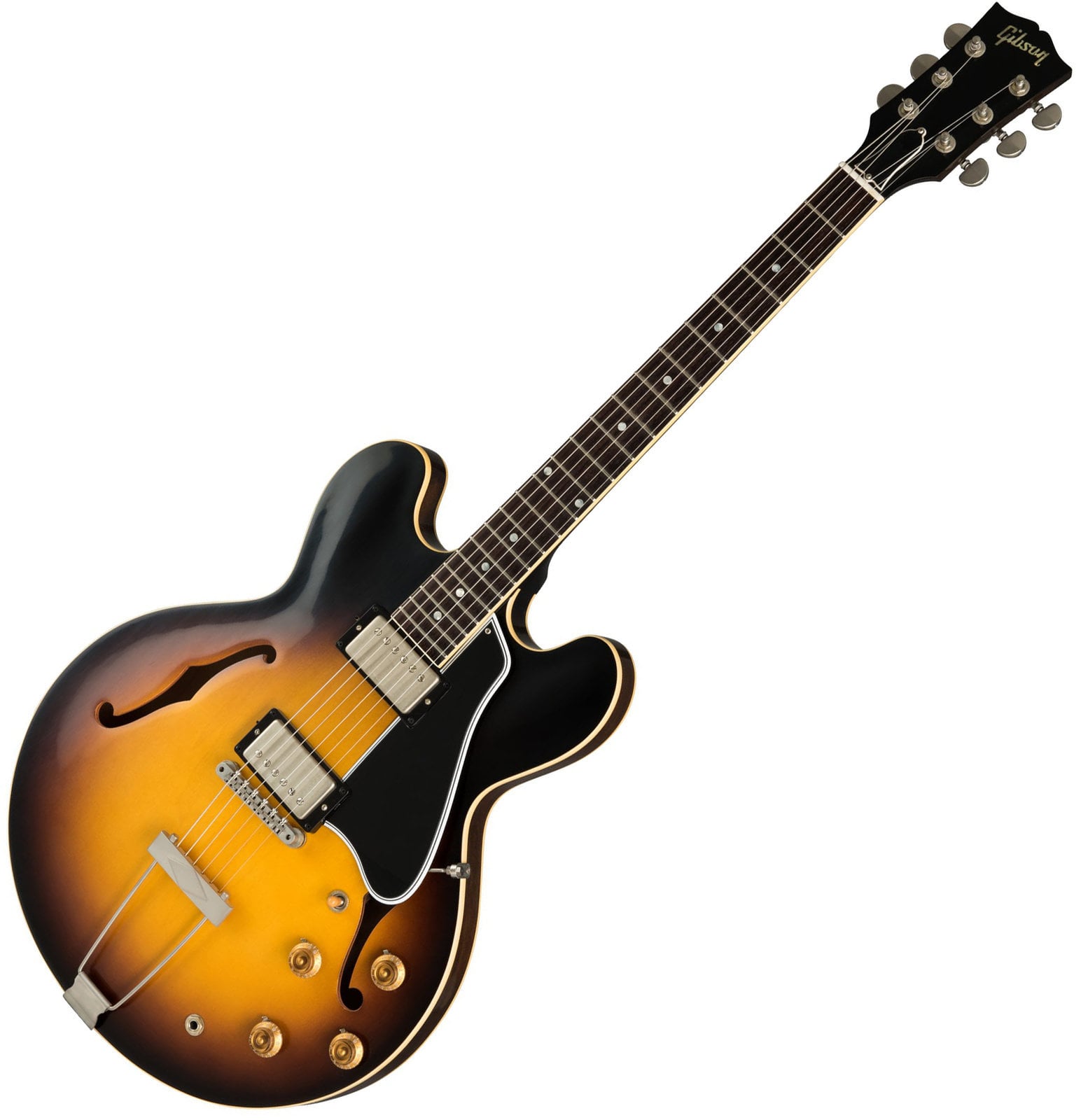 Halvakustisk gitarr Gibson MOD Series 1959 ES-330 2019 Trapeze Vintage Burst