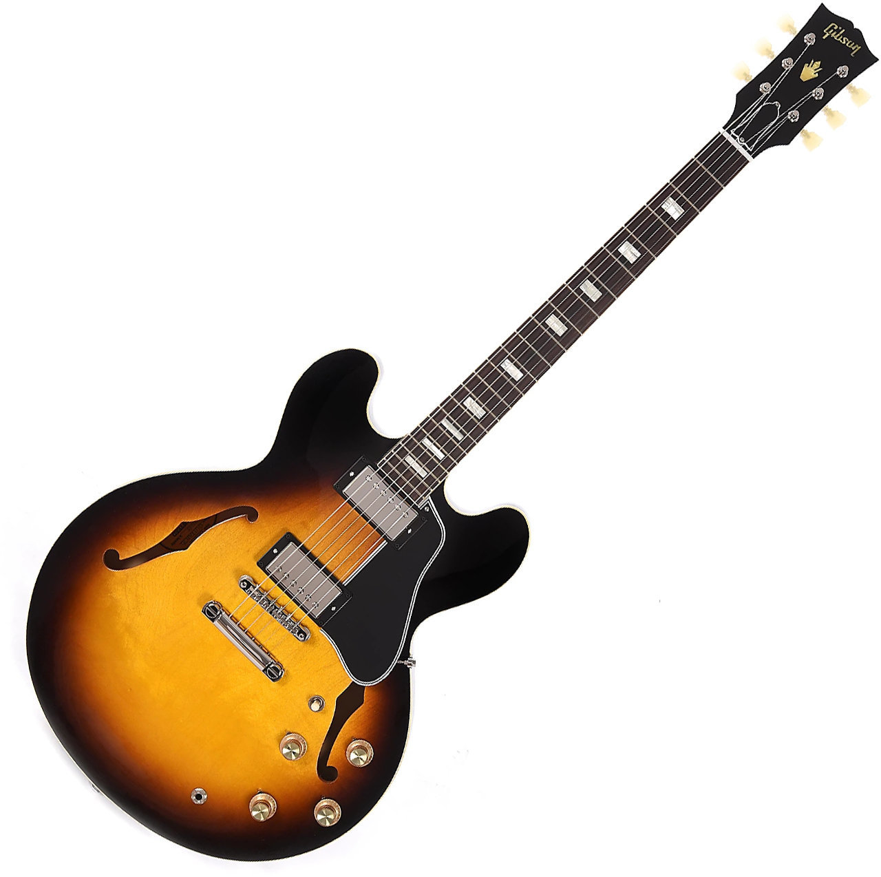 Halvakustisk gitarr Gibson 62 ES-335 Kalamazoo Gloss 2019 Vintage Burst