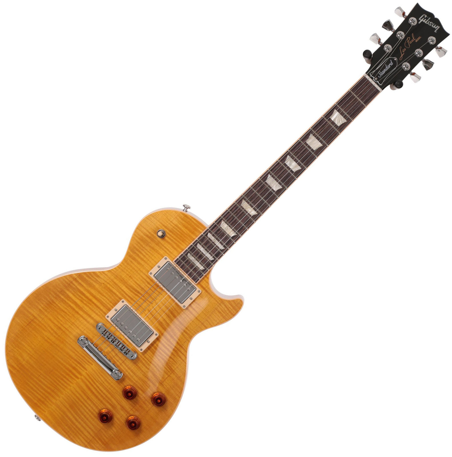 Elektrische gitaar Gibson Les Paul Standard 2019 Trans Amber
