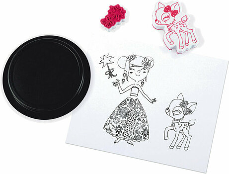 Ștampila pentru copii Janod J07799 Timbre pentru copii Princess - 1