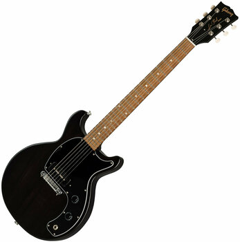 Guitare électrique Gibson Les Paul Junior Tribute DC 2019 Worn Ebony - 1