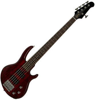 Pozostałe 5-strunowe gitary basowe Gibson EB Bass 5 String 2019 Wine Red Satin - 1