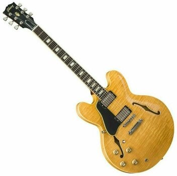 Guitare électrique pour gauchers Gibson ES-335 Dot 2019 Vintage Natural Lefty - 1