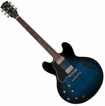 Guitare électrique pour gauchers Gibson ES-335 Dot 2019 Blues Burst Lefty - 1