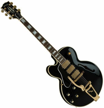 Guitare électrique pour gauchers Gibson ES-275 Bigsby 2019 Black Beauty Lefty - 1