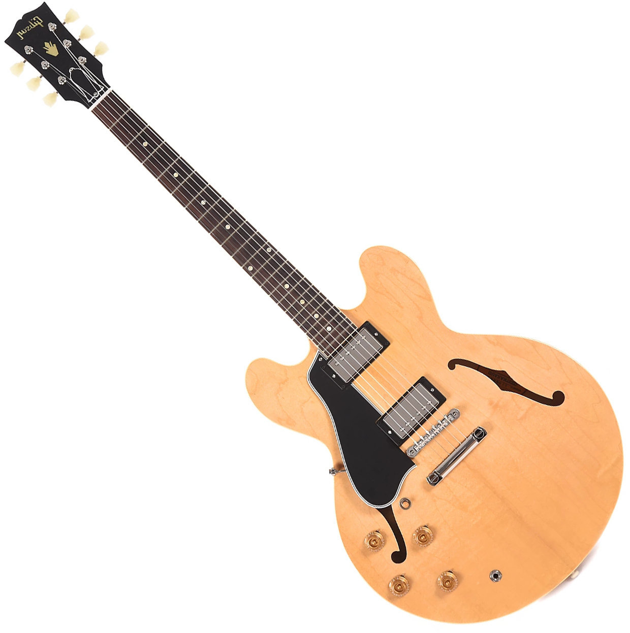 Guitare électrique pour gauchers Gibson 59 ES-335 Kalamazoo Gloss 2019 Vintage Natural Lefty