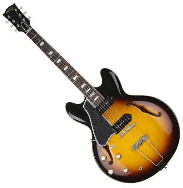 Guitare électrique pour gauchers Gibson 64 ES-330 Gloss 2019 Vintage Burst Lefty