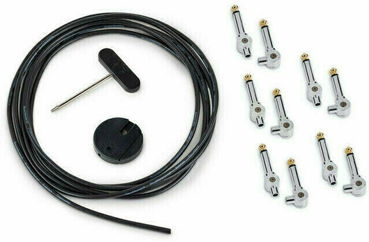 Cablu Patch, cablu adaptor RockBoard PatchWorks Solderless SET Crom 3 m Drept - Oblic - 1