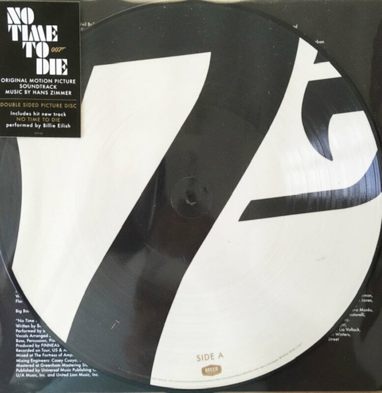 Vinyl Record Hans Zimmer - No Time To Die - Original Motion Picture Soundtrack (Picture Disc) (2 LP)
