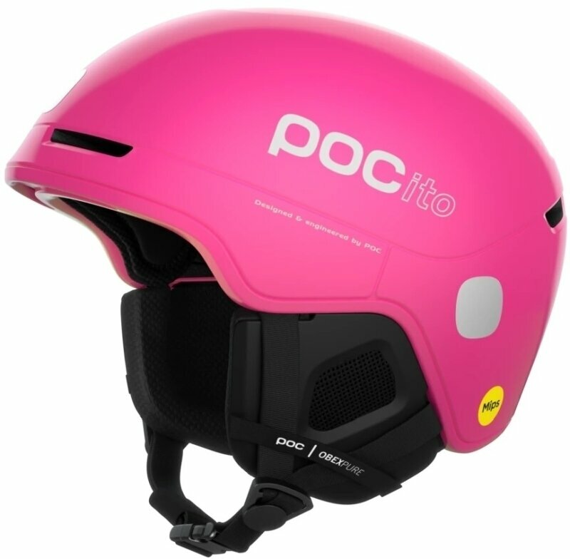 Smučarska čelada POC POCito Obex MIPS Fluorescent Pink XS/S (51-54 cm) Smučarska čelada