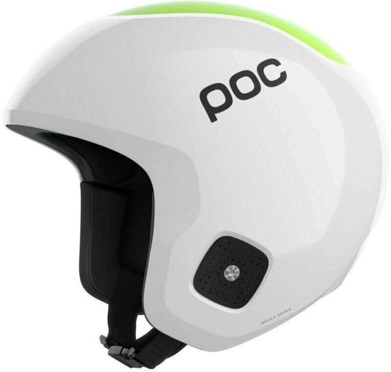 Ski Helmet POC Skull Dura Jr Hydrogen White/Fluorescent Yellow/Green M/L (55-58 cm) Ski Helmet
