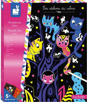 Scratch Art Janod Scratch Art Cats - 1