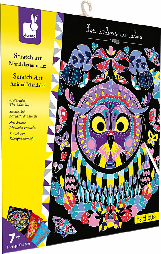 Scratch Art Janod Scratch Art Mandalas and Animals