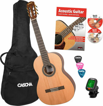 Guitarra clássica Cascha HH 2139 DE 4/4 Natural - 1
