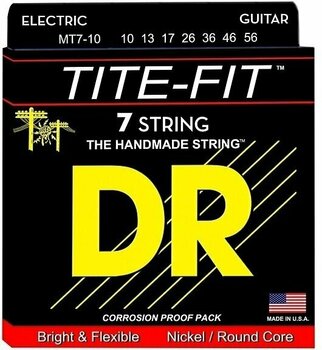 Cordes pour guitares électriques DR Strings Tite-Fit MT7-10 - 1
