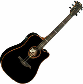 Elektroakusztikus gitár LAG Tramontane T 100 DCE BLK - 1