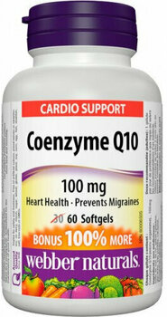 Antioxidants and natural extracts Webber Naturals Coenzyme Q10 60 Capsules Antioxidants and natural extracts - 1