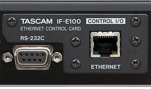 Ethernet-audioomzetter - geluidskaart Tascam IF-E100