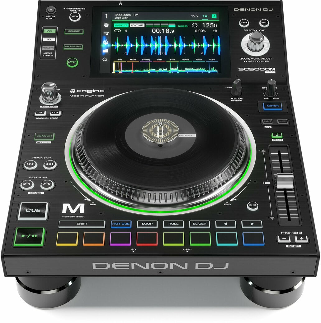 Denon SC5000M Prime Desk DJ Player - Muziker