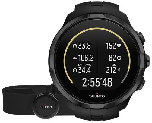 Smart hodinky Suunto Spartan Sport Wrist HR All Black + HR Belt