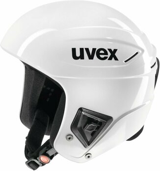 Casco de esquí UVEX Race+ All White 58-59 cm Casco de esquí - 1
