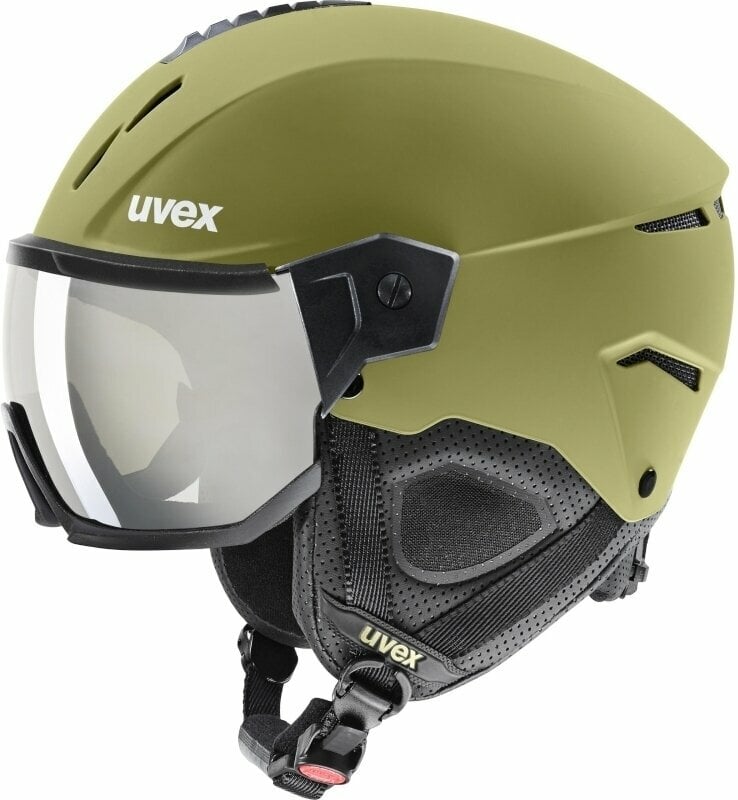 Ski Helmet UVEX Instinct Visor Crocodile Mat 59-61 cm Ski Helmet