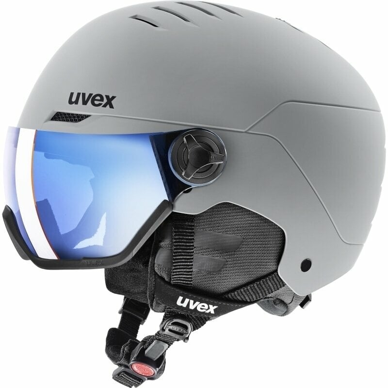 Ski Helmet UVEX Wanted Visor Rhino Mat 58-62 cm Ski Helmet