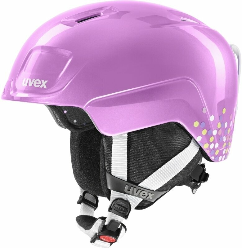 Lyžařská helma UVEX Heyya Pink Confetti 46-50 cm Lyžařská helma