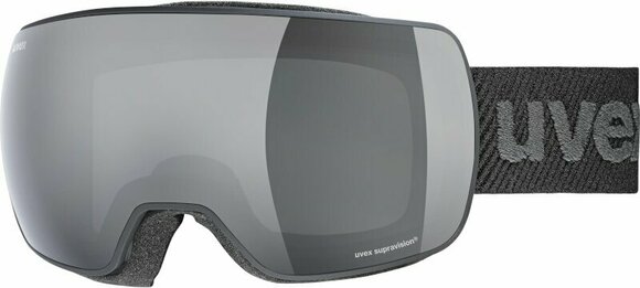 Lyžiarske okuliare UVEX Compact FM Black Mat/Mirror Black Lyžiarske okuliare - 1