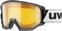Óculos de esqui UVEX Athletic LGL Black/Laser Gold Óculos de esqui