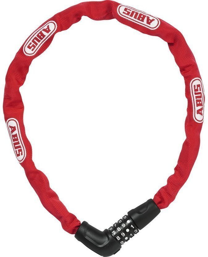 Bike Lock Abus Steel-O-Chain 5805C/75 Red 75 cm
