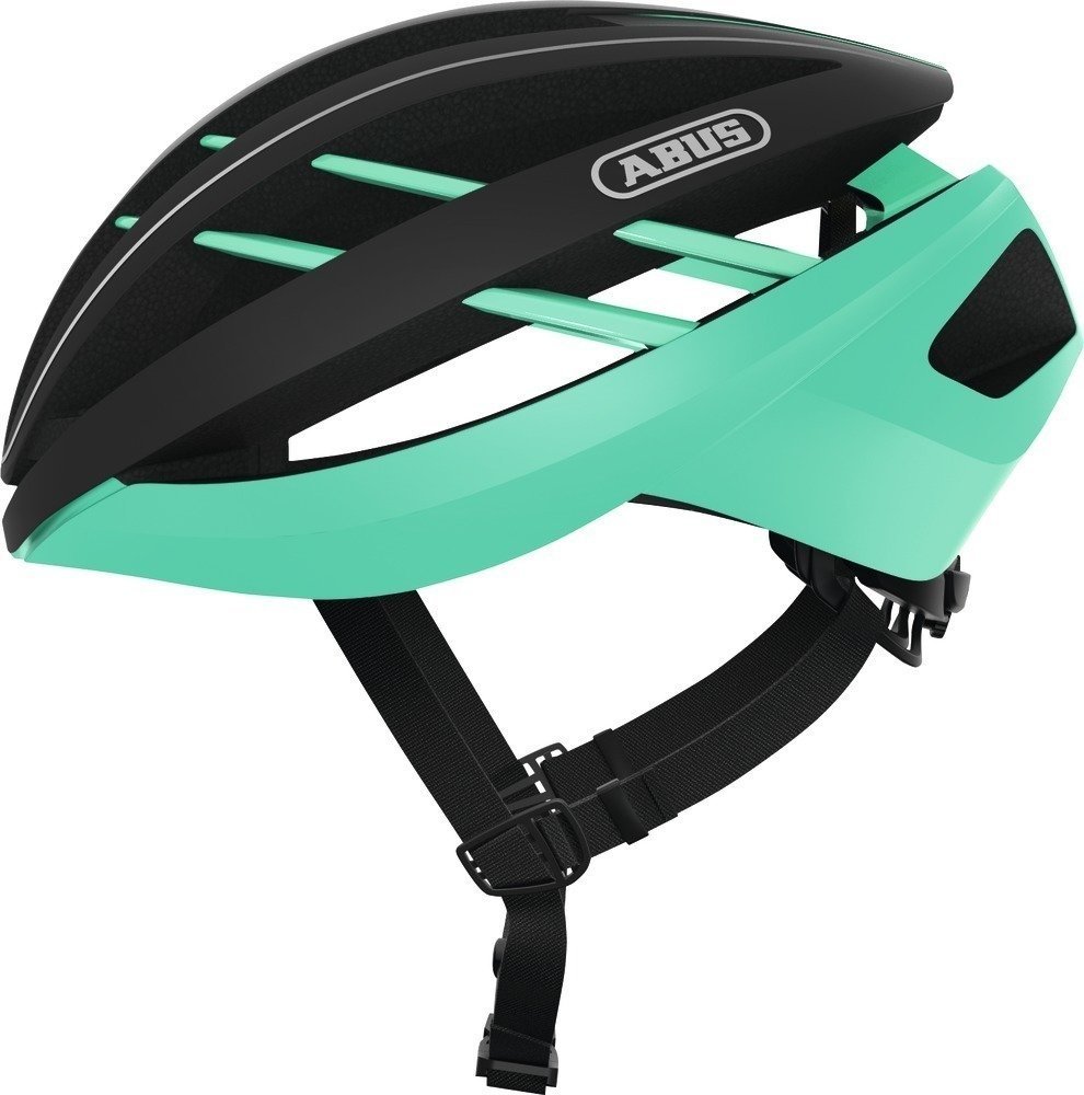Cyklistická helma Abus Aventor Celeste Green 51-55 Cyklistická helma