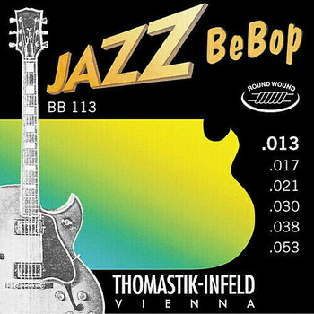 Struny do gitary elektrycznej Thomastik BB113 Jazz Bebop - 1