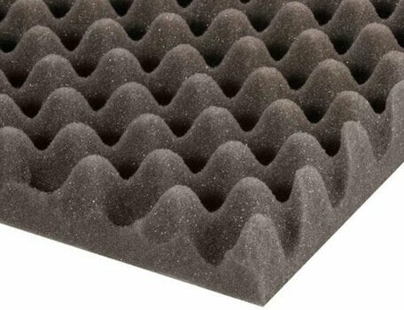 Absorbent foam panel Adam Hall 19430 EggboxFoam 30mm Dark Grey - 1