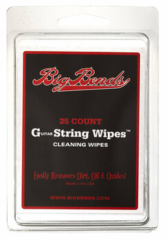 Produit de nettoyage et entretien pour guitares Big Bends String Cleaning Wipes 25 - 1