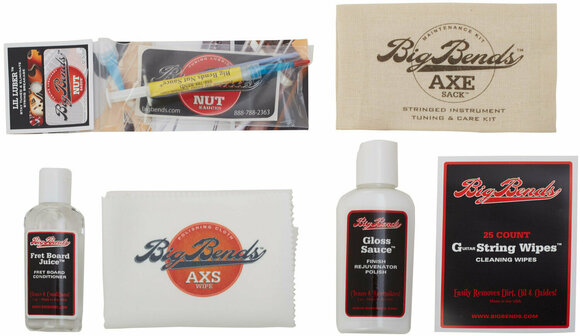 Reinigungsmittel Big Bends AXE Sack – Guitar maintenance pack - 1
