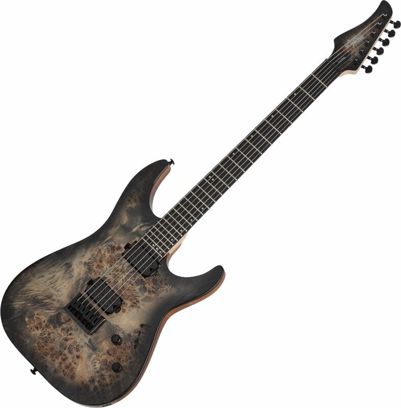 E-Gitarre Schecter C-6 Pro Charcoal Burst