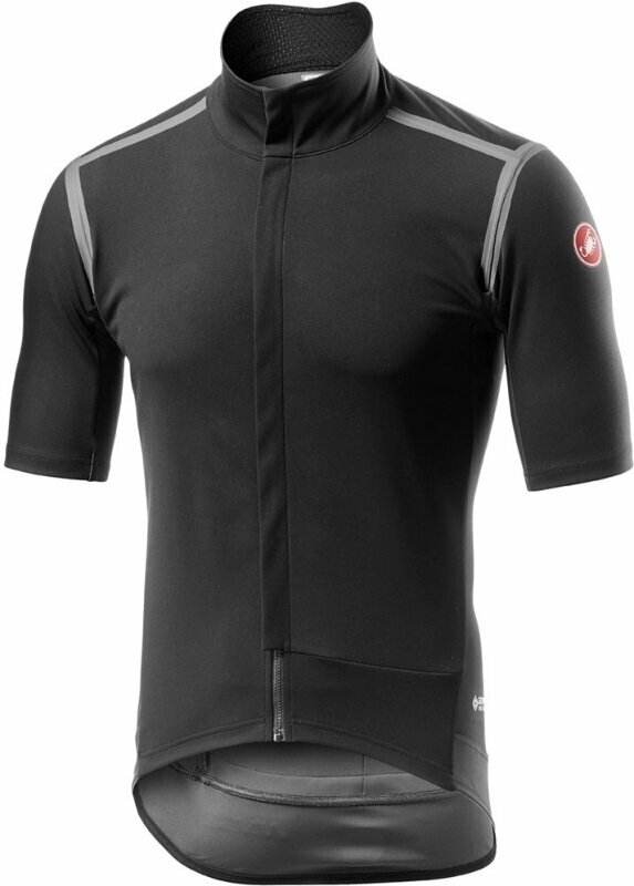 Cycling jersey Castelli Gabba Ros Light Black/Silver Reflex XL