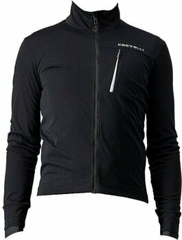 Casaco de ciclismo, colete Castelli Go Jacket Light Black/White XL Casaco - 1