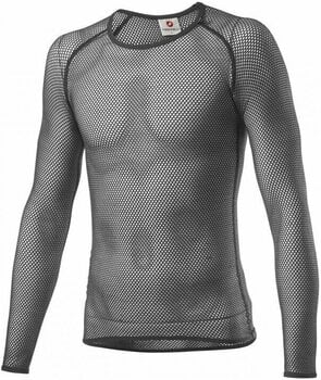 Maillot de ciclismo Castelli Miracolo Wool Long Sleeve Ropa interior funcional Gris XS - 1