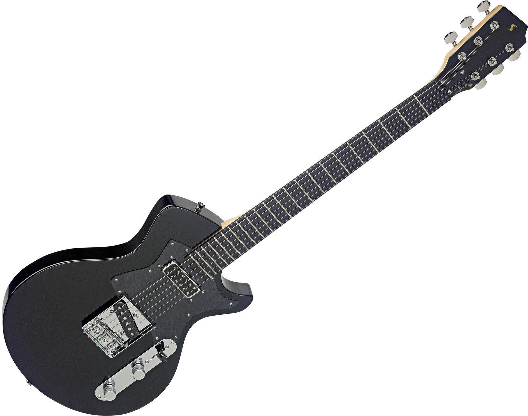 Elektromos gitár Stagg Silveray Custom Fekete
